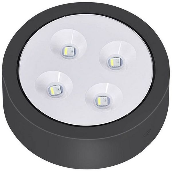 Sunicol LED Unterbauleuchte RGB Schrank Nachtlicht mit Fernsteuerung, 13 Farben, Batterielampe, Touch Sensor Dimmbar Spot, Vitrinenbeleuchtung Küche Glasboden