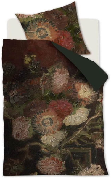 Bedding House Van Gogh Gladioli Red Mako Satin 155 x 220 + 80 x 80 cm