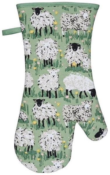 Ulster Weavers Topfhandschuhe Woolly Sheep, (Set, 1-tlg, Set), 1-tlg, bestehend aus 1x Ofenhandschuh, wattiert, Größe: ca. 20x37 cm