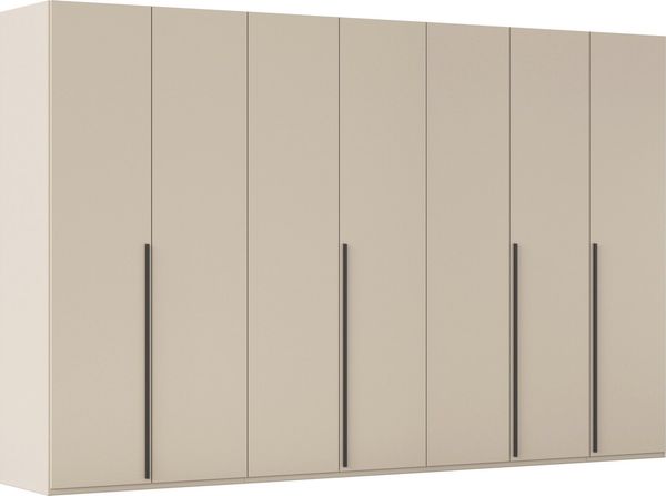 rauch Drehtürenschrank Kleiderschrank Schrank Garderobe Wäscheschrank BESTSELLER MONTCLAR (3 Ausstattungen BASIC/CLASSIC/PREMIUM (SOFT-CLOSE), Breiten 201-400 cm) Front in Glas/Hochglanz/Dekor/Grauspiegel in 5 Breiten MADE IN GERMANY