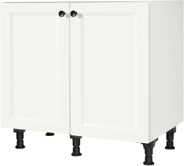nobilia® Spülenschrank "Cascada", vormontiert, mit höhenverstellbaren Sockelfüßen, Breite 90 cm