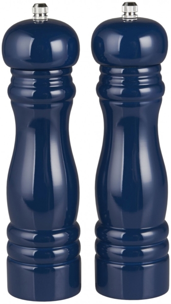 Ib Laursen - 2er Set Pfeffermühle und Salzmühle Blau 1740-87 Gewürzmühle Retro
