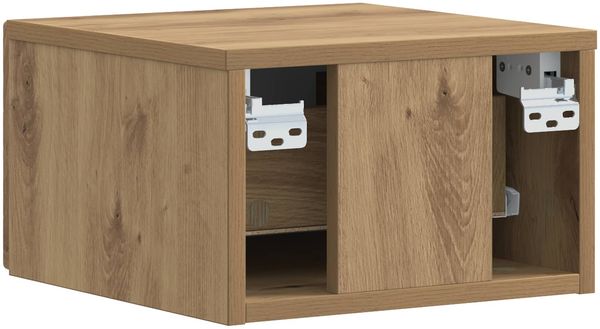 vidaXL Wandmontierter Beistelltisch 2 pcs Artisan-Eiche 898784 Bild 6