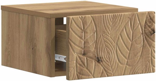 vidaXL Wandmontierter Beistelltisch 2 pcs Artisan-Eiche 898784 Bild 3