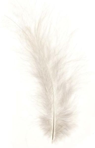 Glorex Marabufedern weiß ca. 15 Stück