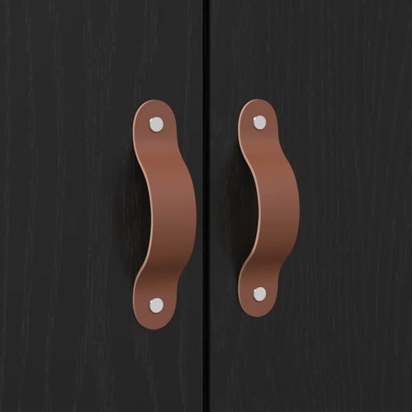 vidaXL Aufbewahrungsbettgestell Schwarz Eichen-Optik 140 x 190 cm 3335430 Bild 9