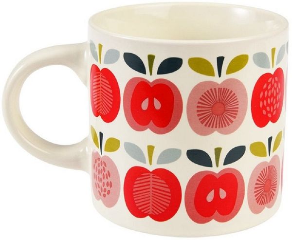 Rex London Becher Vintage Apple, ca. 350 ml, geeignet für die Spülmaschine