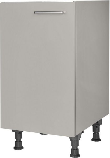 nobilia® Spülenschrank "Touch", Ausrichtung wählbar, vormontiert, in den Breiten 45 und 60 cm, mit höhenverstellbaren Sockelfüßen