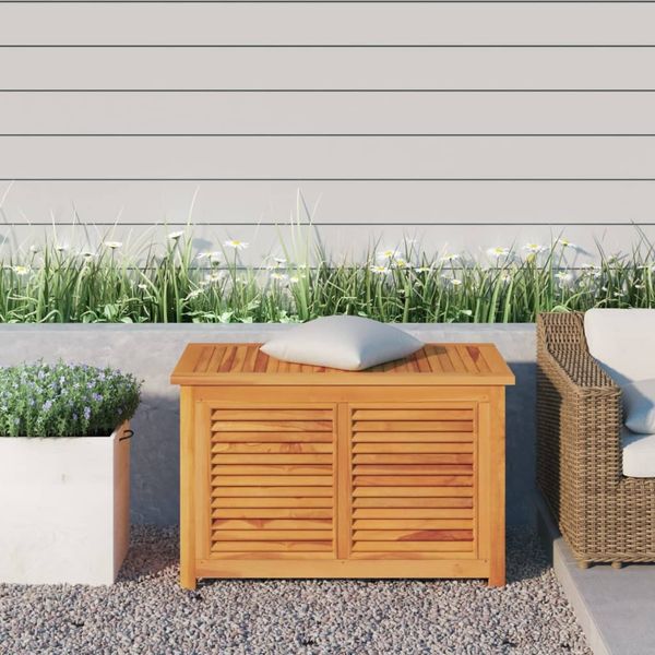 vidaXL Gartenbox mit Beutel 90x50x58 cm Massivholz Teak 363270