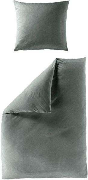 BIERBAUM Bettwäsche 4135, Jersey, 2 teilig, Jersey-Melange, bügelfrei, designed in Germany