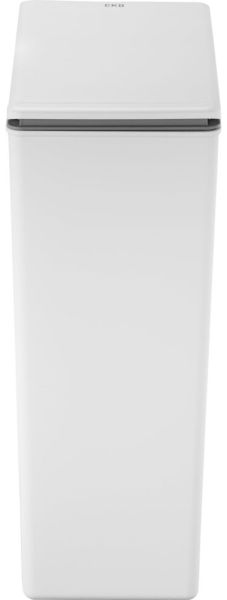 Abfalleimer EKO Morandi Touch weiß Kunststoff 40 l