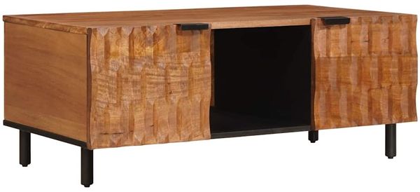 vidaXL Couchtisch Braun 100 x 54 x 40 cm Massivholz Mango 4017912