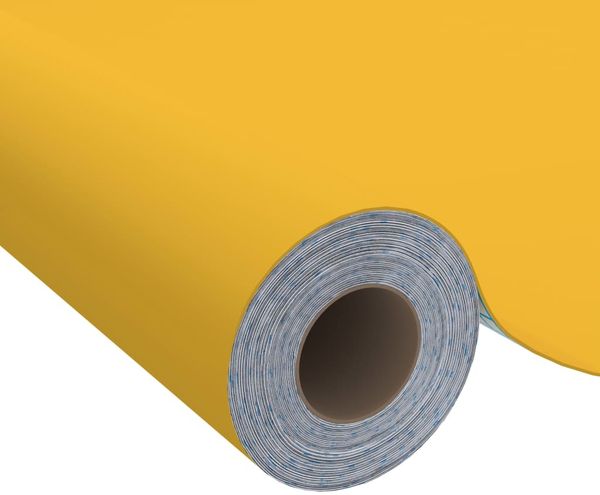 vidaXL Selbstklebende Möbelfolie Hochglanz-Golden 500x90 cm PVC 326149 Bild 3