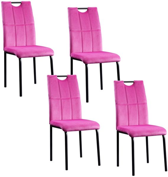 HTI-Living Denton Velvet 4er-Set Stuhl