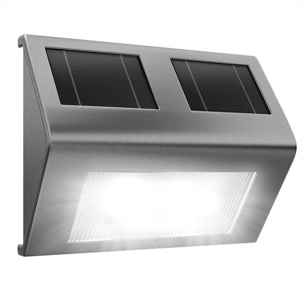 MONZANA® LED Solarlampe Edelstahl IP65 Wasserdicht Hängend Solar Gartenbeleuchtung Gartenleuchte Solarleuchte Garten