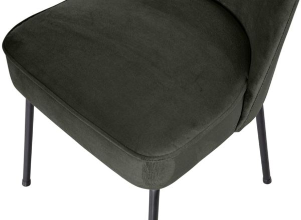 Esszimmerstuhl Vogue Samt, Dunkelgrün Bild 7