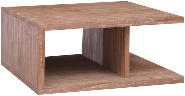 vidaXL Couchtisch 70 x 70 x 30 cm Massivholz Teak 287898