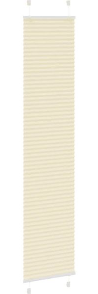 vidaXL Plissee Creme 45x200 cm Stoffbreite 44,4 cm Polyester 4015302 Bild 3