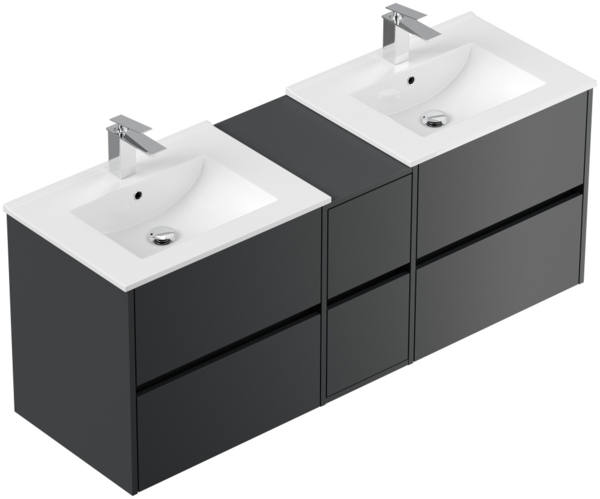 Badmöbelset Taifun 150cm grafit : Grafit