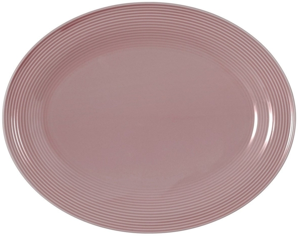 Seltmann Weiden Beat Color Glaze Servierplatte oval 35 x 28 cm - Altrosa