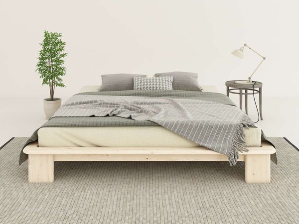 OTTO home Futonbett Peregrin, Bett, Bettgestell, Massivholzbett, inklusive Lattenrost, aus massiver Kiefer, FSC®