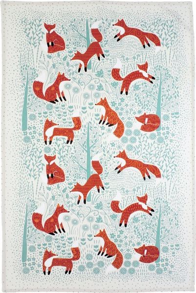 Ulster Weavers Geschirrtuch Foraging Fox, (Set, 1-tlg, 1-teilig), 100% Baumwolle 48x74cm Küchentuch