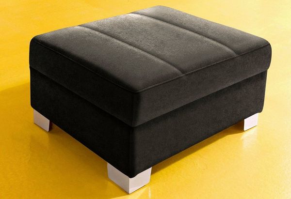 INOSIGN Hocker Turah mit moderner Steppung, passend zur Serie, B/T/H: 85/61/40 cm, auch in Leder