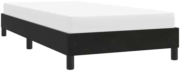 vidaXL Bettgestell ohne Matratze Schwarz 90x220 cm Samt 4101387 Bild 4