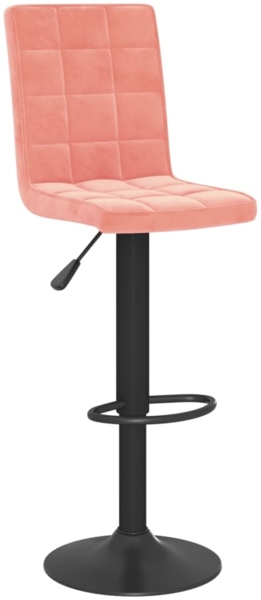 vidaXL Barhocker Rosa Samt [335757]