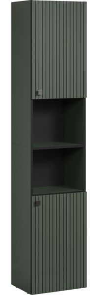 Badezimmer Hochschrank Bliss in grün 40 x 186 cm
