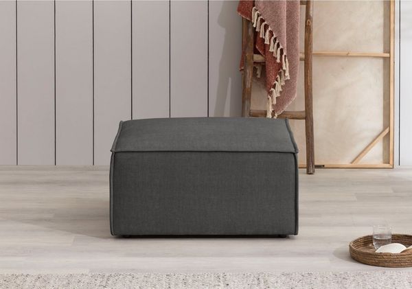Home affaire Hocker SHERWOOD, Hocker quadratisch, ideale Ergänzung zum Loveseat SHERWOOD