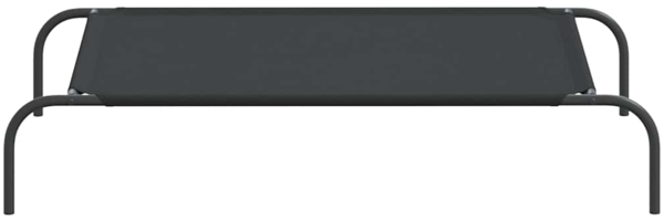 vidaXL Hundebett Erhöht Schwarz 110x65x20 cm Oxford-Gewebe und Stahl 42000839 Bild 3