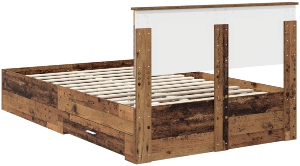 vidaXL Bettgestell mit Schubladen mit Kopfteil Holzwerkstoff 3410929 Bild 9