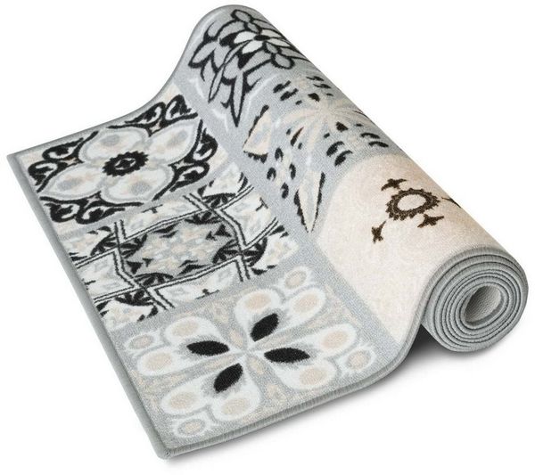 Karat Teppich Teppichläufer mit Muster, schalldämmend