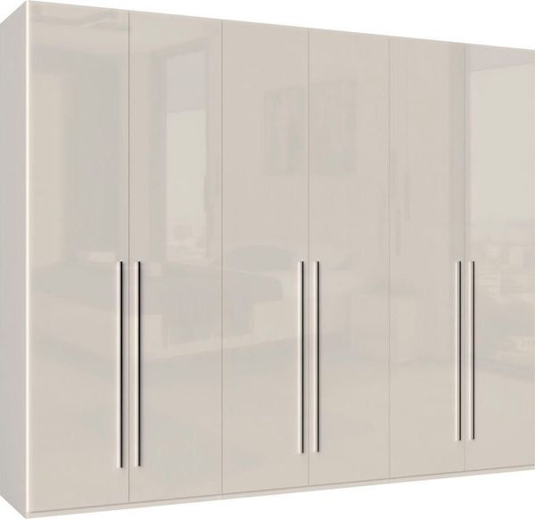Places of Style Kleiderschrank Piano beige, UV lackiert hochglänzend, Soft-Close Funktion in vielen Breiten