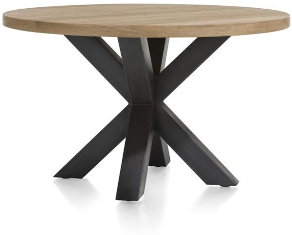 Tisch Metalox , Holzfarben , 130 x 77 x 130 cm