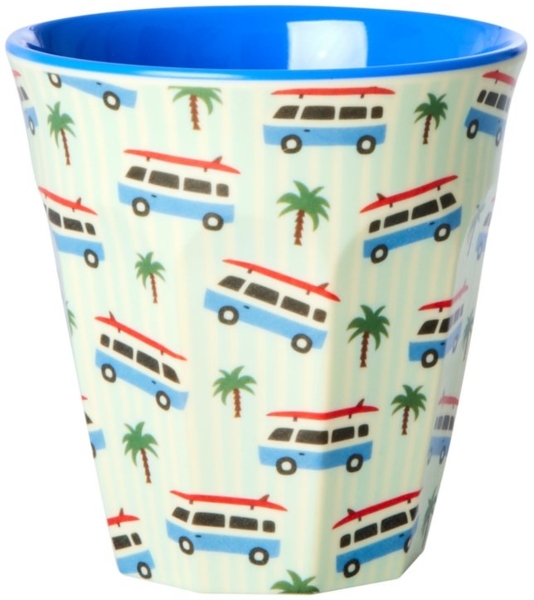 Rice Cars Print Melamin Becher Medium