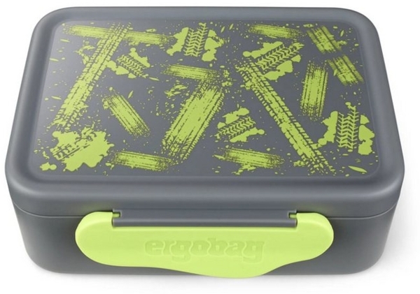 ergobag Lunchbox Brotdose, Tritan, (Brotdose, 1-tlg, Brotdose), Inkl. Trennfach für Obst und Gemüse