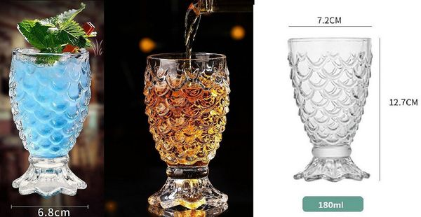 Rungassi Gläser-Set 6 x Trinkglas Gläserset 180ml H 12,7cm Wasser, Cocktail, Glas