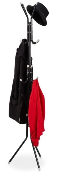 Garderobenständer aus Metall in Schwarz 10035789