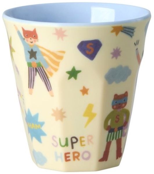 rice Becher Rice Melamin Kleiner Becher - Super Hero Blau 160ml, 1-tlg, Melamin