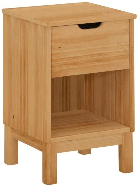 Home affaire Nachtkonsole Post, massives Kiefernholz, Stauraummöglichkeit durch Schublade, Breite 38cm Bild 1