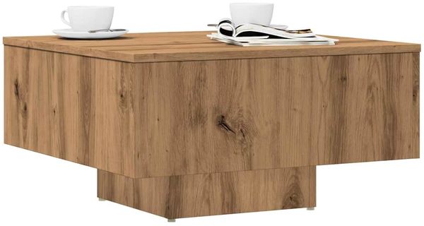 vidaXL Couchtisch Artisan-Eiche 60x60x31,5 cm Holzwerkstoff 856551