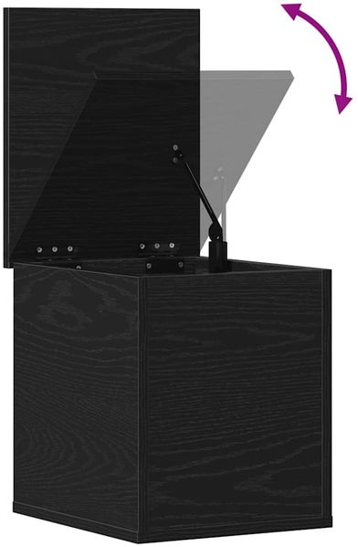 vidaXL Aufbewahrungsbox Schwarz Eichen-Optik 30 x 35 x 35 cm 868695 Bild 10