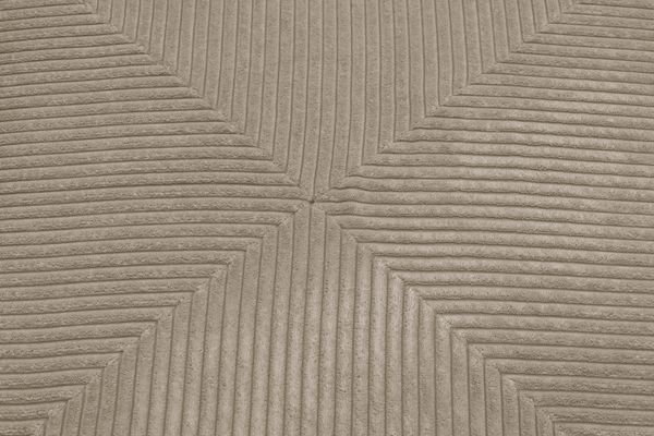 DOMO. collection Polsterhocker 800011, Hocker, quadratisch, individuell kombinierbar, Cord Modul-Fußhocker, Polstergarnitur, 85 x 85 x 42 (BxTxH), schlamm Bild 3