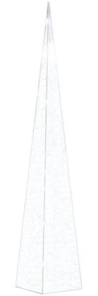 vidaXL LED-Leuchtkegel Acryl Deko Kaltweiß 90 cm 328960