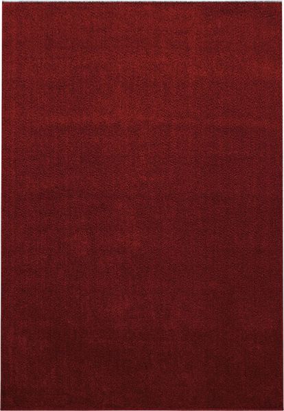 Kurzflor Teppich Alberto Läufer - 80x250 cm - Rot