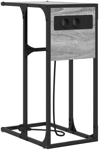 vidaXL Nachttisch Graues Sonoma 41,5 x 26 x 60,5 cm Holzwerkstoff 859603