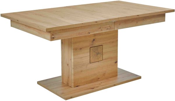 Kansas Esstisch Holzwerkstoff 90cm x 160 / 210cm x 77cm