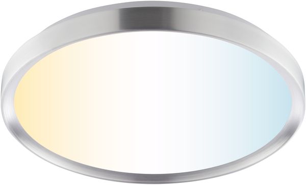 Brilliant LED Deckenleuchte Fancia G81135/13 Wohnzimmer, Schlafzimmer Metall/Kunststoff Indoor Decke eisen/weiß - LED fest integriert